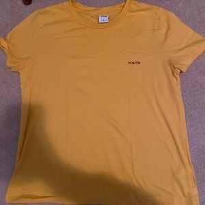 TNA yellow t shirt